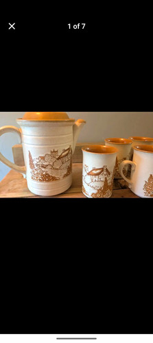Ashdale pottery products 7pc - pottery,