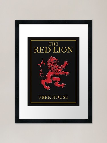 The red lion pub - red,