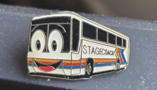 Stagecoach bus enamel - bus, pin
