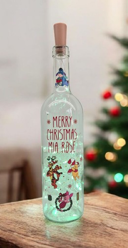 Led light bottle winnie the - led,