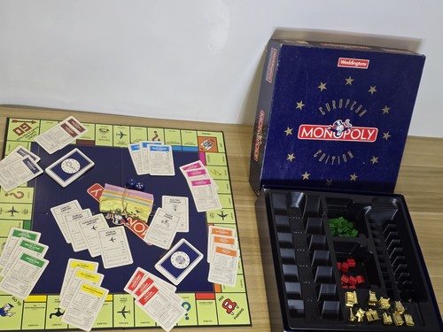 Waddingtons monopoly european - monopoly,