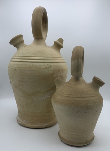 Spanish clay water jugs - water, –