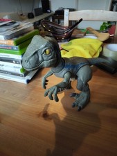 Jurassic World Primal Pal “Blue” Velociraptor Dinosaur Toy *Working*