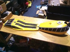 SHELL KNIGHT YAMAHA FLAT TRACK SEAT FUEL GAS TANK SET RACING PAIR SR XS TT