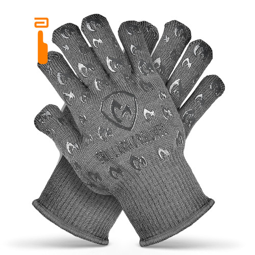 Oven gloves with fingers - with,