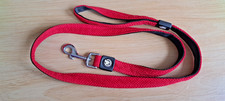 DDOXX RED Airmesh Dog Lead 120 cm, Dog Training Lead with Padded Hand Strap S