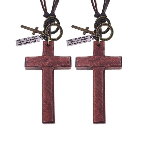 2pcs cross shape vintage - 2pcs,