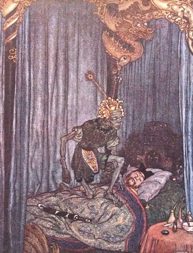 Edmund dulac vintage mounted - edmund,