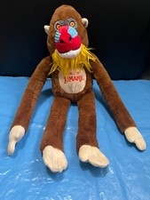 World of Jumanji Brown Monkey Mandrill Soft Toy Plush Chessington Merlin 20"