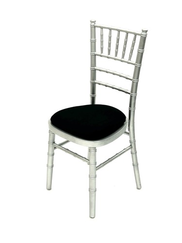 Silver party chairs - party, chairs,