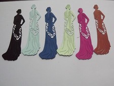 6  Die cuts Elegant Lady cut