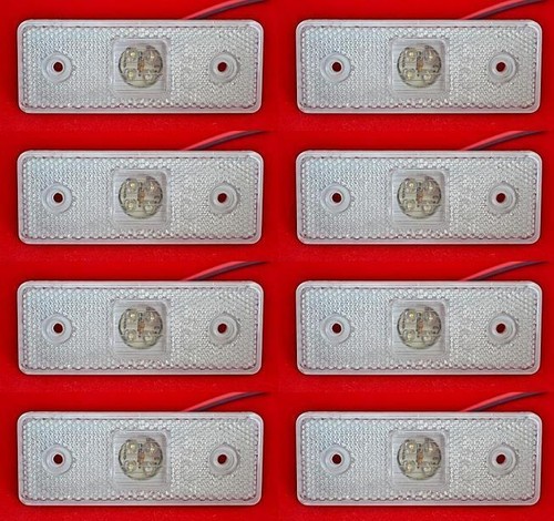 Led white side marker - 8x,