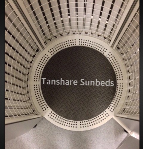 Sunbed floor mat - sunbed, vertical