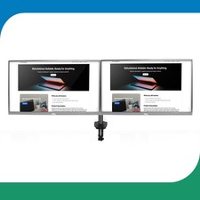 Cheap Dual Monitor Setup For Home Office WFH 23-24 inch Full HD with Monitor Arm