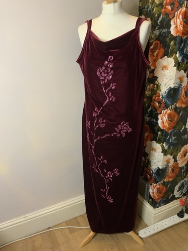 Vintage etam burgundy - vintage, velvet