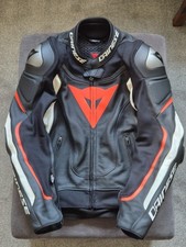 Dainese Perforated Super Speed 3 Jacket Size EU 48 - Black, Red, White.