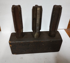 COMET  1" x 8 BSW WHITWORTH Threading TAP SET OF 3 Engineering Lathe Workshop