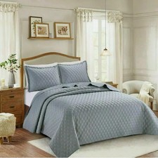 3 Piece Emboss Bedspread
