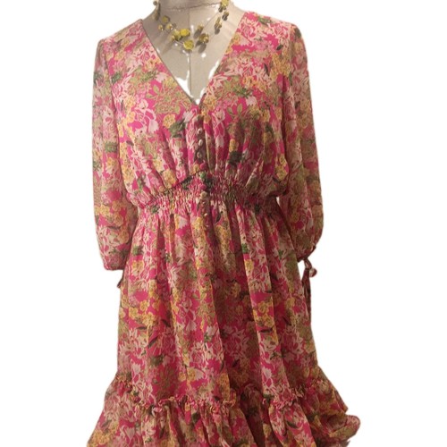 Taylor floral chiffon dress - taylor,
