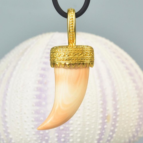 Pendant 18k gold - 18k, vermeil