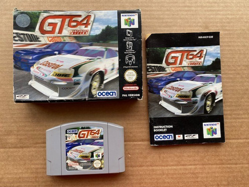 N64 gt64 game boxed with - n64,