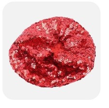 ladies red Stretch Sequin