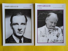 JOHN GIELGUD / 2 Filmstar -