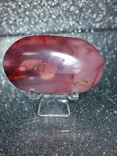 Mookaite jasper palmstone - jasper,