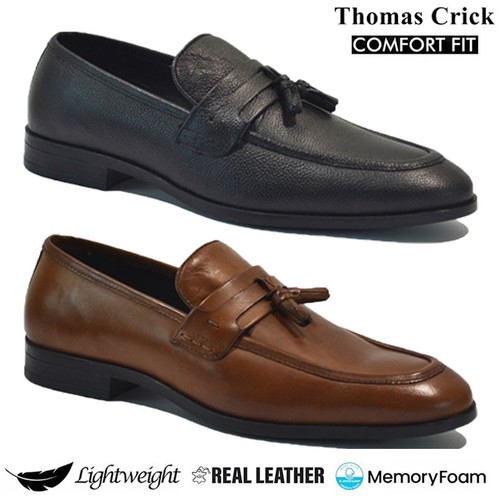 Mens leather tassell moccasin - mens,