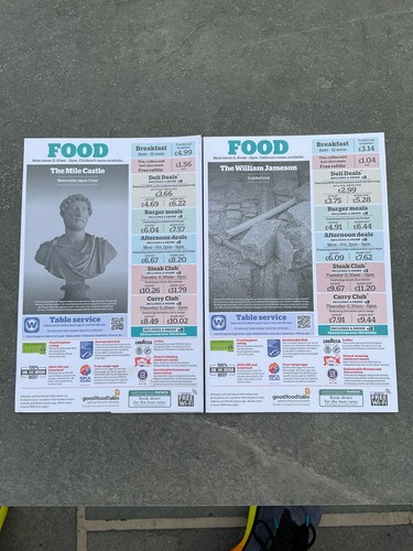 Wetherspoon menus newcastle - wetherspoon,