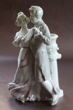 Heubach - Pair of Dancers around 1906 as Candle Holders, Model 4951, Height 18.5 cm