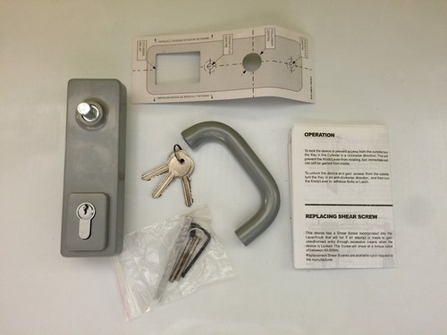 External lever handle with