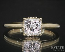 14k Yellow Gold LEO Princess