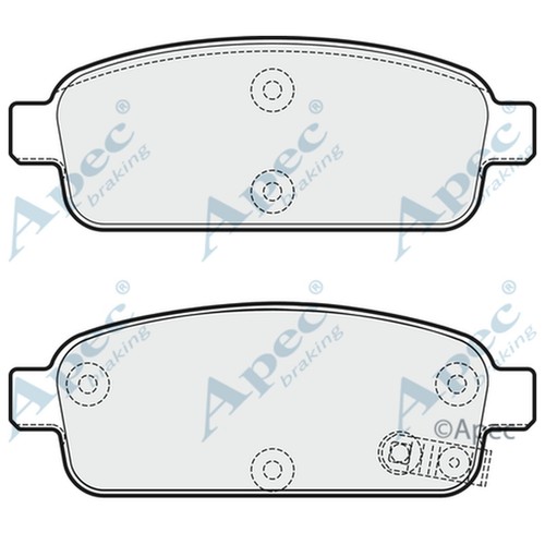 Brake pads set - set, opel