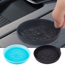 2pc Non-slip Car Water Cup Pad