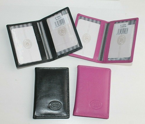 Leather travel pass - leather,