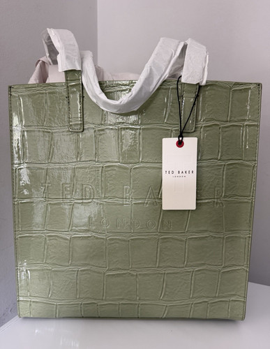 Ted baker green patent faux - patent,