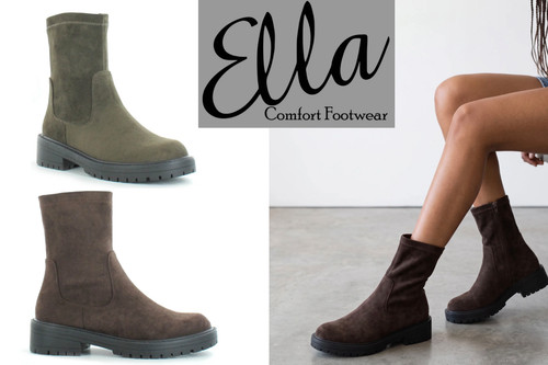 Ella jade ladies stretch - stretch, boots