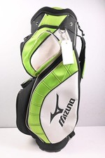 Mizuno Cart Bag / 14-Way Divider / White, Green, Black