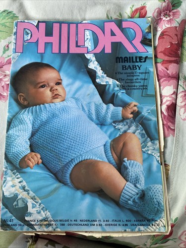 Phildar mailed baby knitting - mailed,