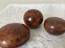 3 Domed Thuya Burr Wood