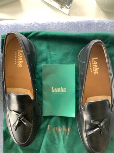 Loake tassel loafers worn - loake,
