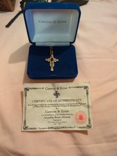 Beautiful Camrose & Kross Repro Jacqueline Bouvier Kennedy Cross Crucifx