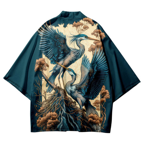 Men kimono coat jacket retro - jacket,