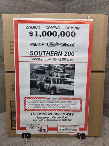 Vtg 1980s thompson - thompson, speedway