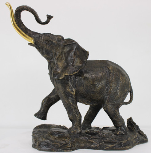 1991 bronze elephant - bronze, “giant