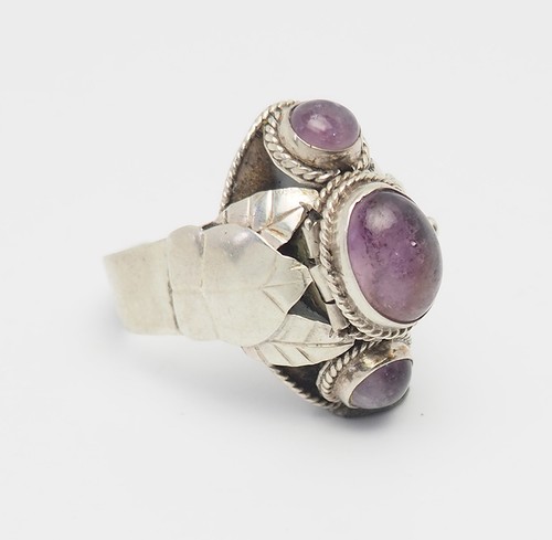Antique open band - , sterling