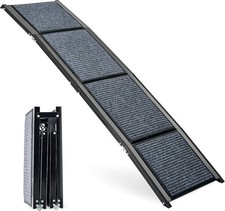 CO-Z Dog Ramp for Car, 160 cm Folding Pet Ramp for Large Dogs up to 90 kg