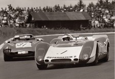 PORSCHE 908 /02K NURBURGRING 1000KM 1969 SIFFERT & REDMAN ORIGINAL PERIOD PHOTO
