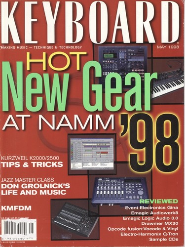 Keyboard magazine may 1998 - may,